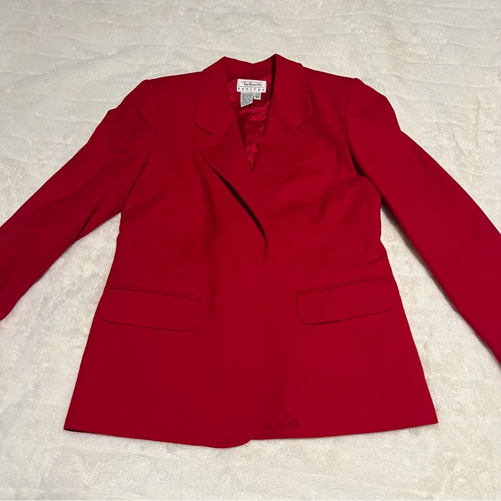 SOLD Talbots Red Blazer
